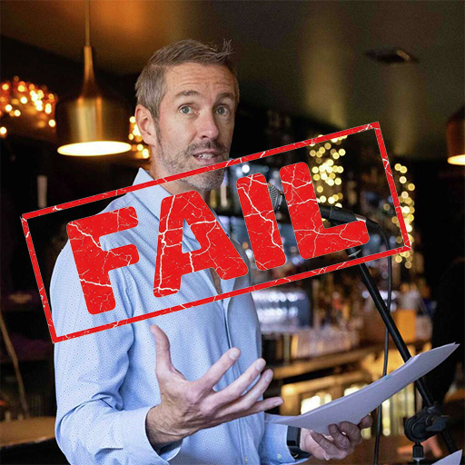Chad West with FAIL stamp